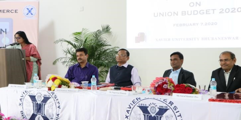 A discussion on Union Budget – 2020 at School of Commerce